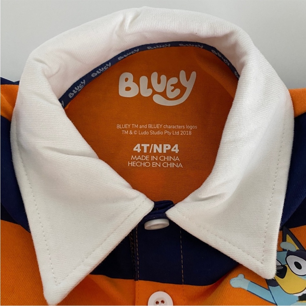 Bluey Rugby Polo Shirt - Picture 5 of 8